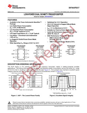 SN74AUP2G17DCKR datasheet  